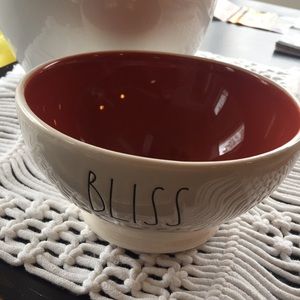 Rae Dunn Bliss Bowl. Colored inside .